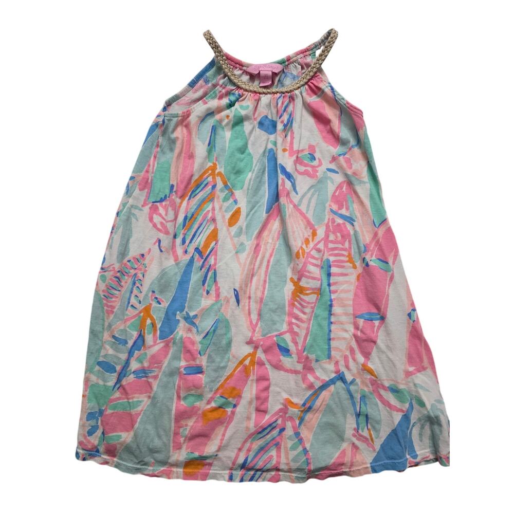 Lilly Pulitzer Alyssa Dress Out To Sea Boat Sails Size XS 2-3